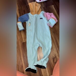 Patagonia fleece onsie
